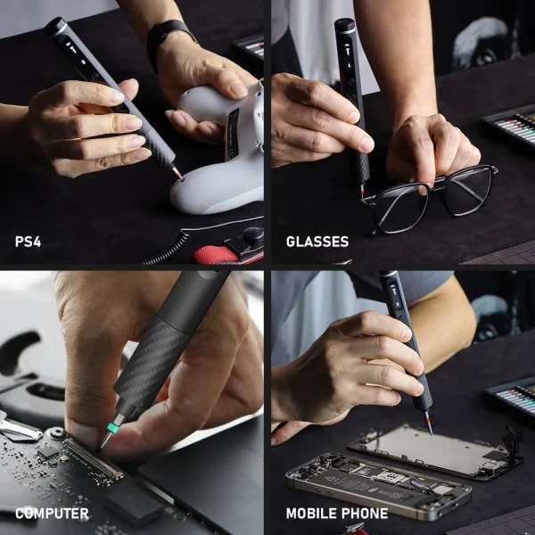71 in 1 Precision Electric Screwdriver Set S2 High Hardness Alloy Steel with LED Light Multi-function Repair Tool for Camera DIY - Image 5