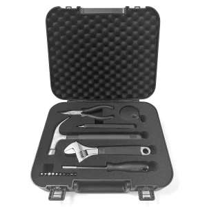 16 PCS Tool Set, Household Hand Tool Kit, Home Repair Tool with Plastic Toolbox Storage Case for DIY Project, Home Maintenance